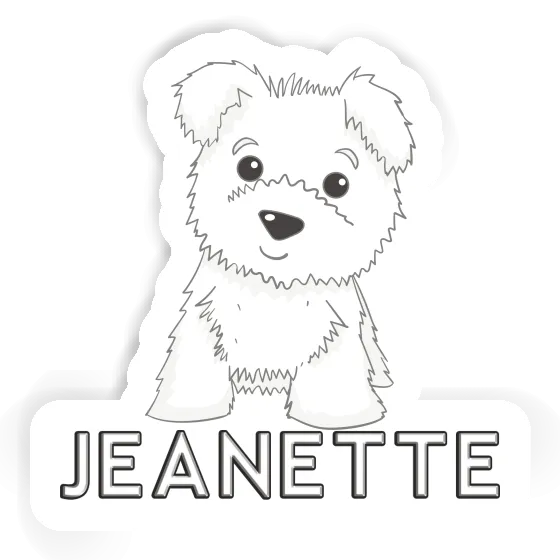 Jeanette Sticker Westie Image