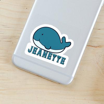 Jeanette Sticker Whale Laptop Image