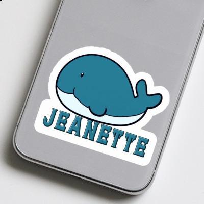 Jeanette Sticker Whale Notebook Image