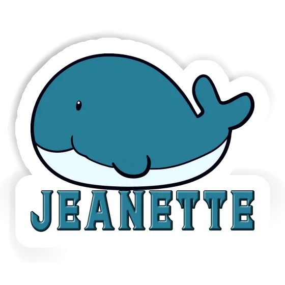 Jeanette Sticker Whale Image