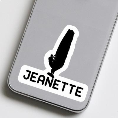 Sticker Windsurfer Jeanette Laptop Image