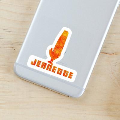 Sticker Jeanette Windsurfer Notebook Image