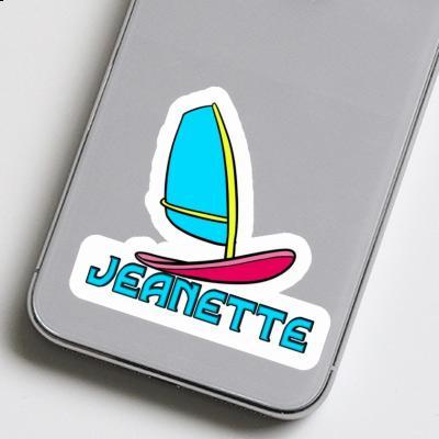 Windsurf Board Sticker Jeanette Notebook Image