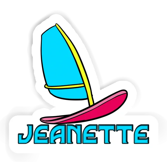 Windsurf Board Sticker Jeanette Image