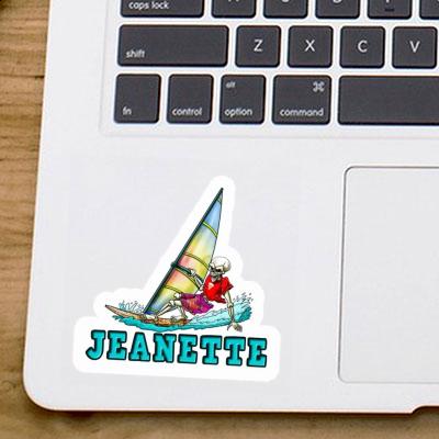 Jeanette Sticker Surfer Laptop Image