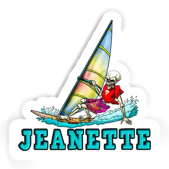 Sticker Surfer Jeanette Notebook Image