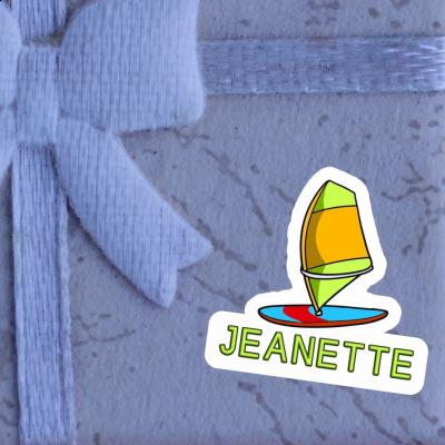 Sticker Jeanette Windsurf Sail Notebook Image