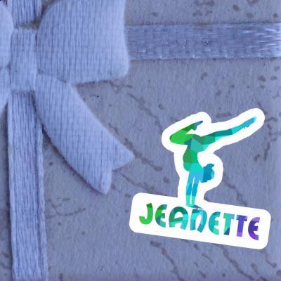 Sticker Jeanette Yoga Woman Gift package Image