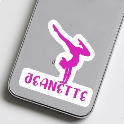 Sticker Yoga Woman Jeanette Image