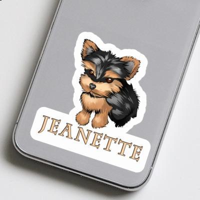 Sticker Jeanette Terrier Notebook Image