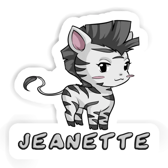 Zebra Sticker Jeanette Gift package Image