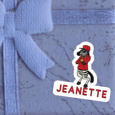 Jeanette Sticker Zebra Image