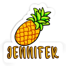 Jennifer Sticker Pineapple Image