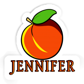 Jennifer Sticker Apricot Image