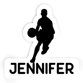 Sticker Jennifer Basketball Player Image