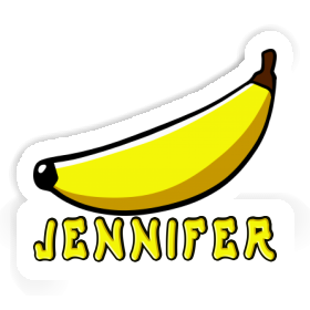 Sticker Jennifer Banana Image