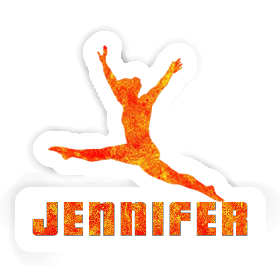 Jennifer Sticker Gymnast Image