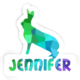 Rabbit Sticker Jennifer Image