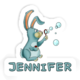 Soap Bubbles Rabbit Sticker Jennifer Image