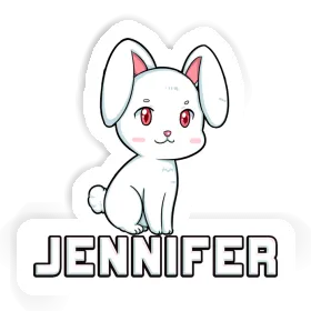 Rabbit Sticker Jennifer Image