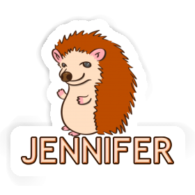 Jennifer Sticker Hedgehog Image