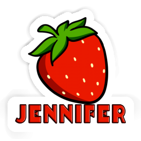 Sticker Strawberry Jennifer Image