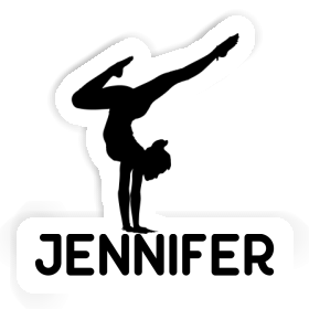 Jennifer Sticker Yoga Woman Image