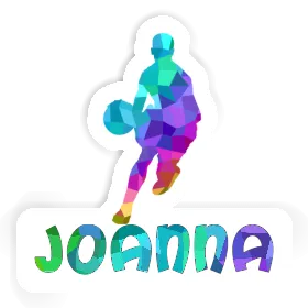 Joanna Sticker Basketball Player Image