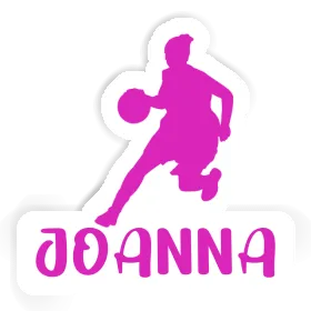 Joanna Sticker Basketball Player Image