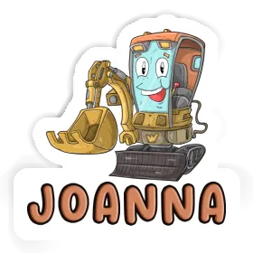 Sticker Excavator Joanna Image