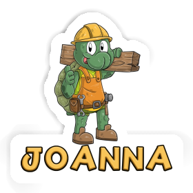 Sticker Construction worker Joanna Image