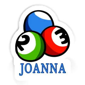 Autocollant Boule de billard Joanna Image