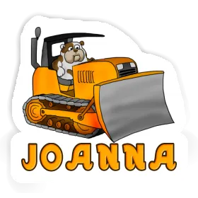 Joanna Sticker Bulldozer Image