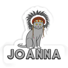 Joanna Sticker Indian Cat Image