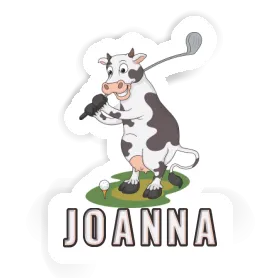 Sticker Joanna Golf Cow Image