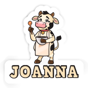 Cow Sticker Joanna Image