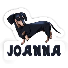 Joanna Sticker Dachshund Image