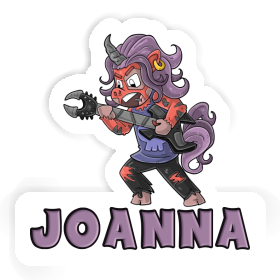 Rocking Unicorn Sticker Joanna Image