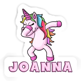 Sticker Dabbing Unicorn Joanna Image