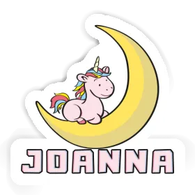 Joanna Sticker Moon Unicorn Image