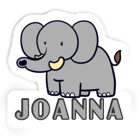 Sticker Elephant Joanna Image