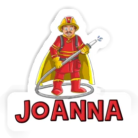 Joanna Sticker Firefighter Image