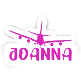 Sticker Airplane Joanna Image