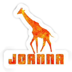 Joanna Aufkleber Giraffe Image