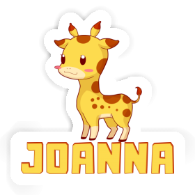 Aufkleber Giraffe Joanna Image