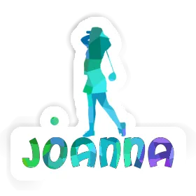 Sticker Joanna Golfer Image