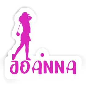 Sticker Golfer Joanna Image