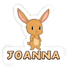 Joanna Sticker Easter Bunny Image