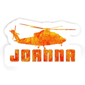 Helicopter Sticker Joanna Image