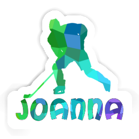 Joanna Sticker Hockey Player Image